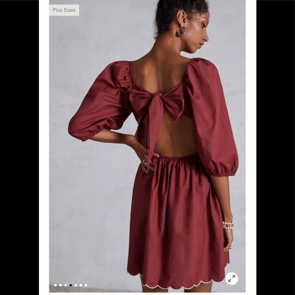 Anthropologie Forever that girl Puff Sleeve Dress - Picture 3 of 6